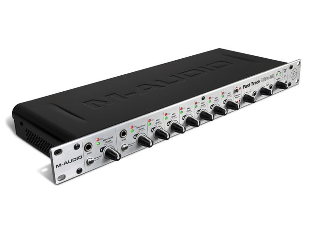 blank Fast Track Ultra 8R gives you eight inputs and eight outputs.